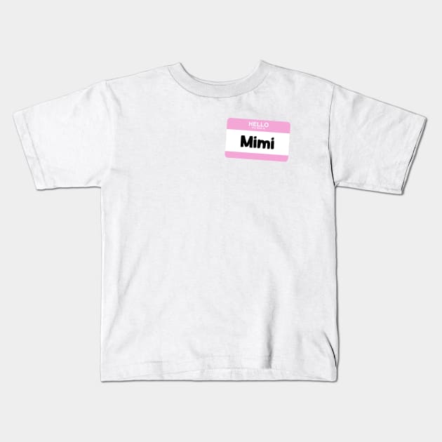 My Bias is Mimi Kids T-Shirt by Silvercrystal